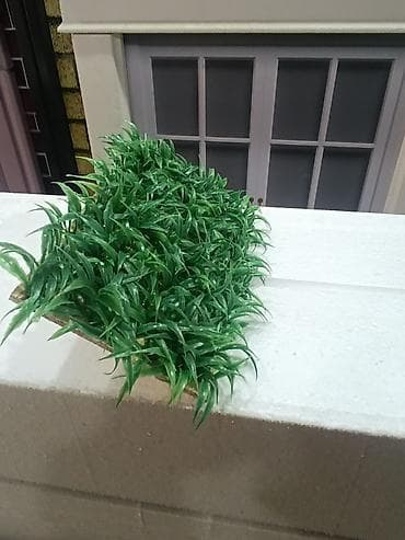 газонная решетка: Искусственный декоративный куст на гибкой основе (панель-коврик) - — 3