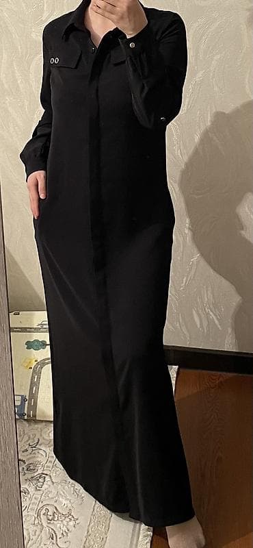 pull bear: Повседневное платье, Турция, Осень-весна, Платье-рубашка, S — 2