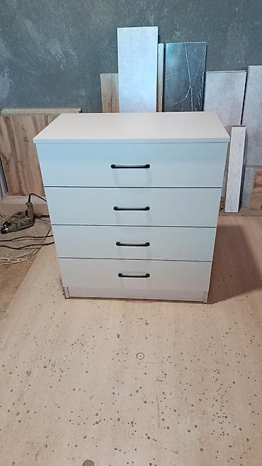 Комоды для одежды: Комод для одежды, Новый, Без зеркала, ЛДСП, цвет - Белый, Платная доставка — 2