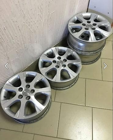 e60 m5: Литые Диски R 16 Toyota, Комплект, отверстий - 5, Б/у — 3