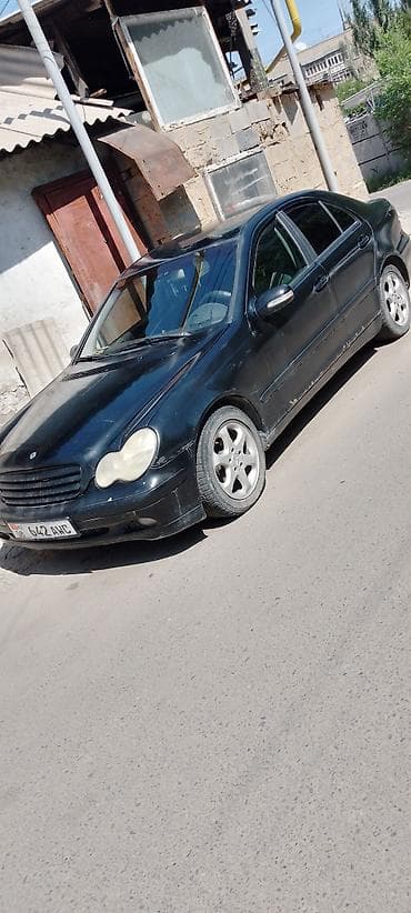 бишкек автомобили: Mercedes-Benz C-Class: 2002 г., 2.2 л, Кол менен иштөөчү, Дизель, Седан — 8