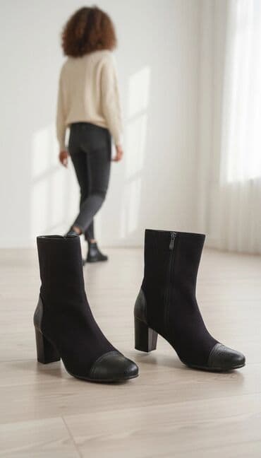 женские зимние сапоги из натуральной кожи и меха: Полуботинки женские размер 38дэми сезон,замша натуральная — 5