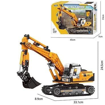 Экскаватор, 772 деталей ⚡️Все детали выполнены из качественного