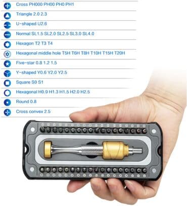 нож бабочка тренировочный купить: Профессиональная отвертка с подшипником и набором бит из — 4
