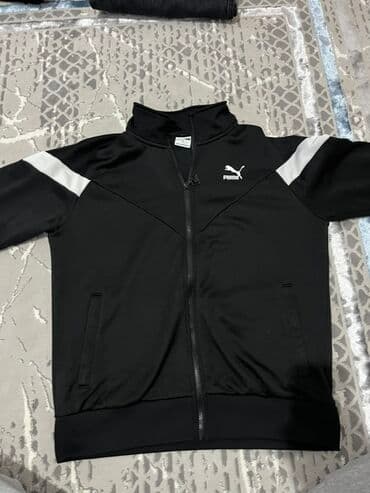 спортивные пуховики: Спортивная спортивка PUMA L size на рост 168-178 - Цвет: черный с — 4