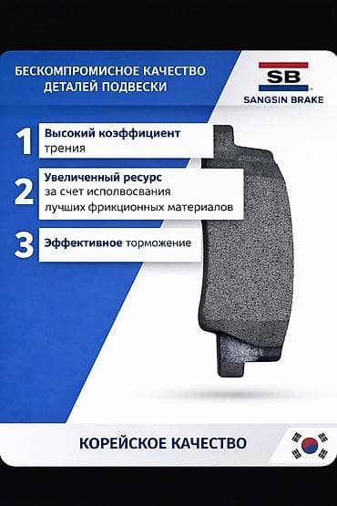hero 9: Передняя тормозная колодка Hyundai 2019 г., Новый, Аналог — 2