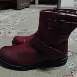 оптом ботинки: Сапоги, 37, Новый, цвет - Красный, Самовывоз — 3