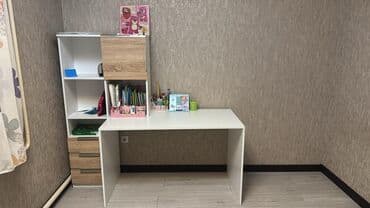 стол парта купить: Компьютерный стол, Новый, С полками — 5