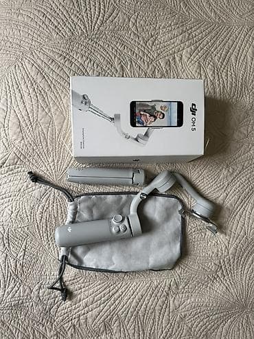 Стабилизатор для смартфона DJI OM 5 (Osmo Mobile 5), серый. Новый