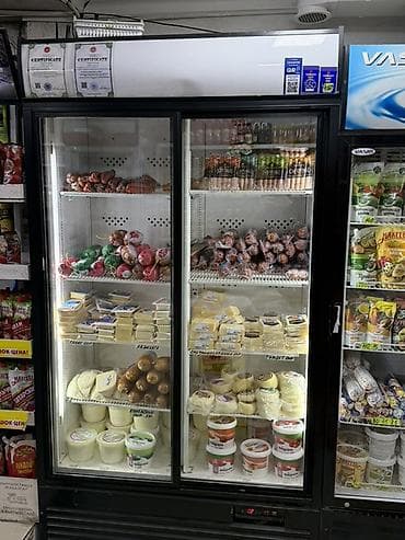 Холодильные витрины: Для напитков, Для молочных продуктов, Кондитерские, Россия, Б/у — 1