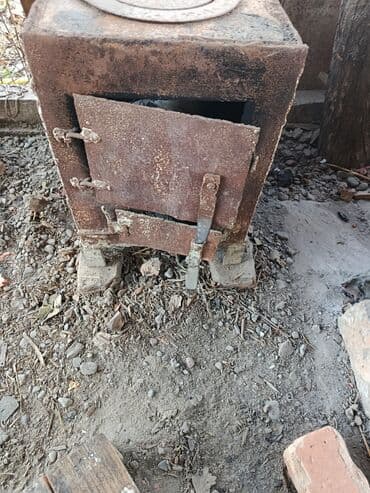 чайник эмаль: Печка-буржуйка с варочной поверхностью - Топка на твердом топливе — 3