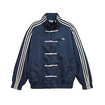 адидас куртка: Спортивная куртка Adidas Originals - Цвет: тёмно‑синий с контрастными — 1