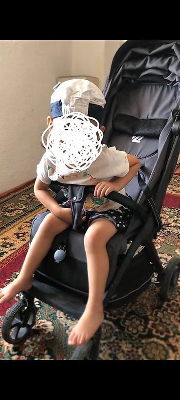 Башка товарлар: Прогулочная коляска New Luy (серый цвет) - Лёгкая и манёвренная — 1