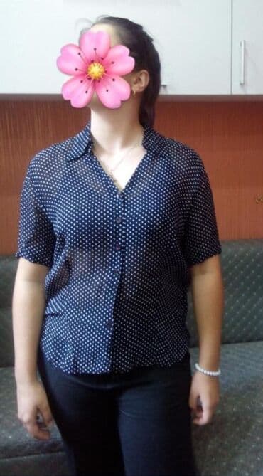 штапель узбекский фасоны платьев для дома: Блузка, Классическая модель, В горох, Прозрачная модель — 2