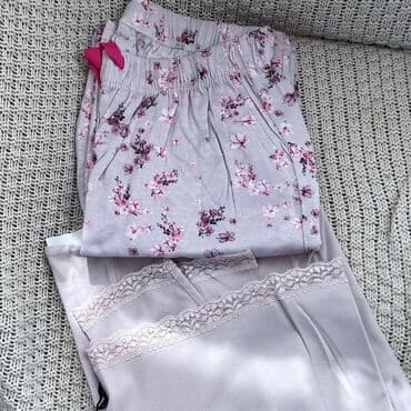 белая ночная сорочка: Домашняя одежда, Штаны, Вискоза, Турция, Осень-весна — 4