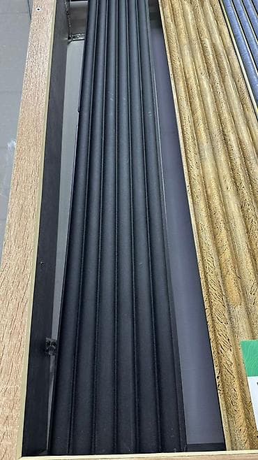 string art: Декоративная 3D‑панель с продольными ребрами (рейки), цвет — матовый — 1