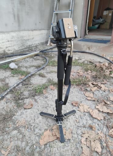 фото видео услуги: Монопод-штатив для фото/видеосъёмки с опорой-«треногой» - Монопод с — 1