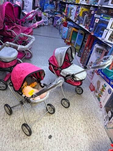 купить прогулочную коляску недорого: Коляска, цвет - Розовый — 4