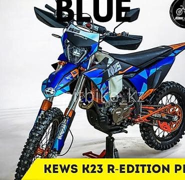 KEWS K23 R-Edition Pro — эндуро/кроссовый мотоцикл в эффектной синей