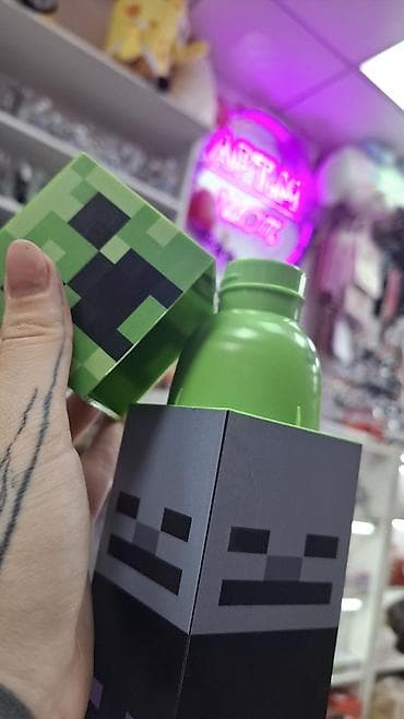 крафтовые коробки: Подарочный набор в стиле Minecraft. Состав: - Фигурная — 2