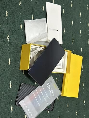 redmi note 9 64: Poco F6, Б/у, 512 ГБ, цвет - Черный, 2 SIM — 2