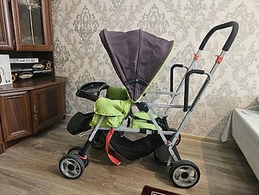 Коляски: Прогулочная коляска для двоих Joovy Caboose (степ-сид для погодок) - — 2