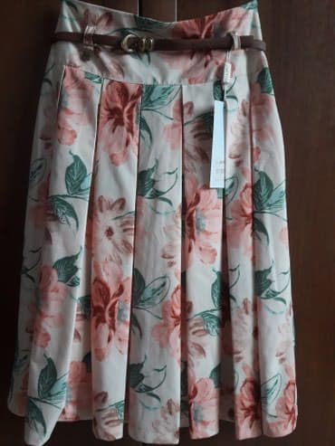 туник для беременных турецкий: Юбка, Модель юбки: Плиссе, Миди — 3