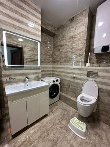 дордой жм: 3 бөлмө, 128 кв. м, Элитка, 10 кабат, Евроремонт — 21