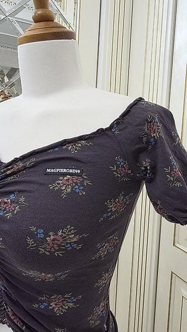 кыргыз кийим: Топ, Пахта, Корея, Кыска модель, Жаңы, XS — 4