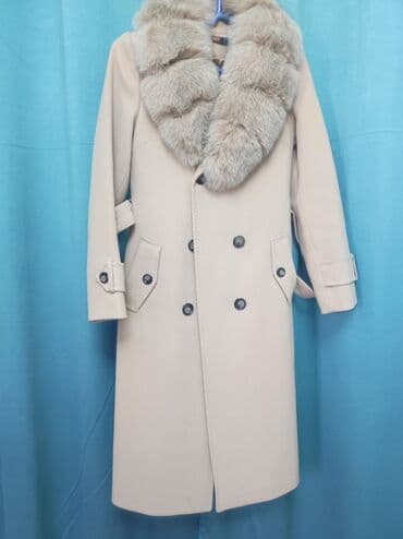 свадебные платья в бишкеке цены на прокат: Пальто, Классика, Зима, Длинная модель, Двубортная модель, S — 2