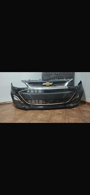 Автозапчасти: Передний бампер Chevrolet spark (J300/J400, рестайлинг). Оригинал с — 1