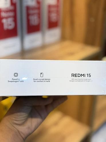хвох 360: Redmi, Redmi 15, Новый, 128 ГБ, цвет - Черный, В рассрочку, 1 SIM, 2 SIM — 3