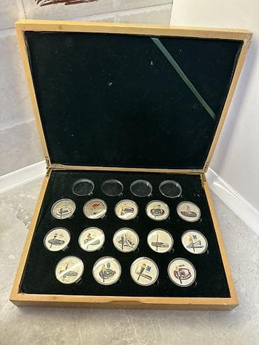 медали спортивные: Коллекционный набор серебряных памятных медалей “The Ancient Olympic — 2