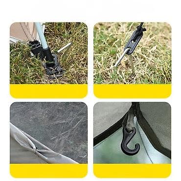 большие бассейны: Палатка быстросборная для кемпинга, 3–4 местная - Механизм «автомат» — 5