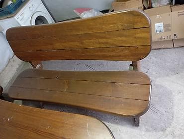 козел: Кухонный стол и стул, Б/у, Самовывоз, цвет - Коричневый — 4