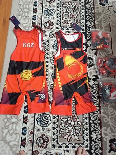 Спортивные борцовские трико KGZ размер XL 5 шт. - Комплект борцовских — 1