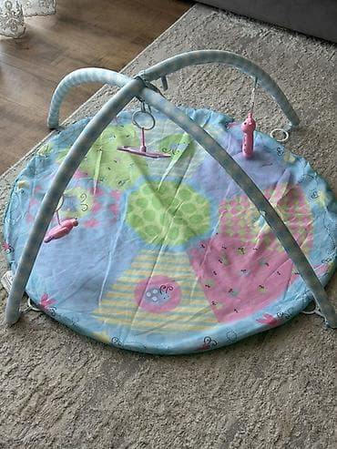 коляска бу ош: Детский коврик Б/у, Развивающий, Круглый — 3