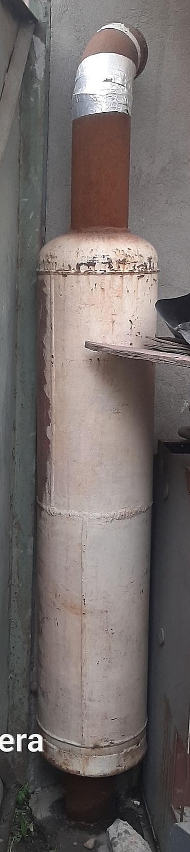 Үй жана бакча: Катуу отундуу казан үчүн мор, Материалы: Болот, Курулуш: Башка конструкция, Диаметри: 120 мм — 1