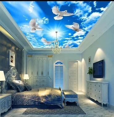 требуются монтажники натяжных потолков: Натяжной потолок Глянцевое, Матовое, 3D потолки Монтаж, Гарантия, Демонтаж — 5