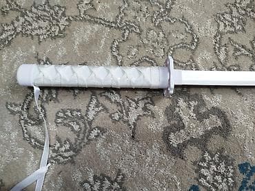 Освещение: Декоративный меч в японском стиле (катана) белого цвета - Материал — 3