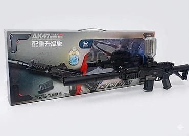 Балдар дүйнөсү: Игрушечный автомат AK47 (модель JF-028D) с гелевыми пулями - Тип — 1