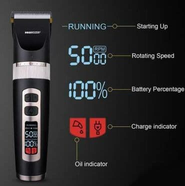 даары чачкыч апарат: Машинка для стрижки волос promozer mz-9818 аккумулятор: 2000 мач — 5