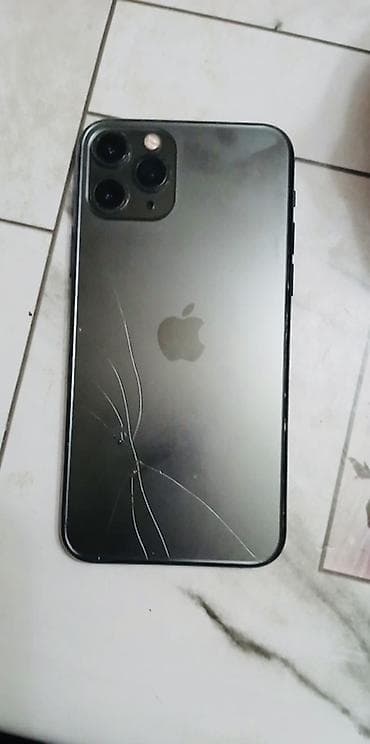 IPhone 11 Pro, Б/у, 64 ГБ, Matte Space Gray, Чехол, 100 %