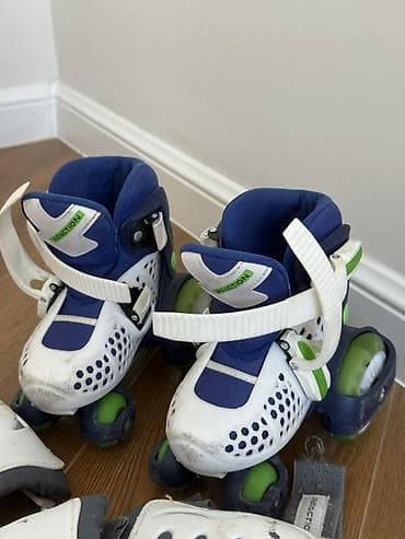 nike react: Детские раздвижные роликовые коньки Reaction + комплект защиты - — 2