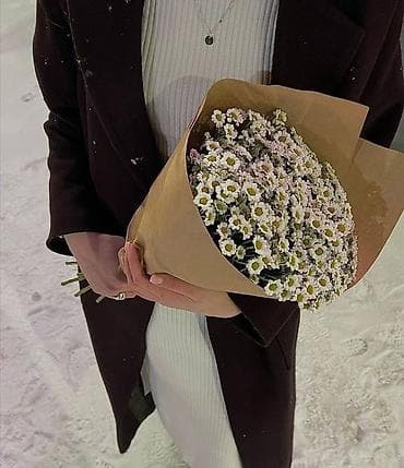 arm: Букет из ромашек (матрика́рия/ароматная ромашка) Пишите: - Состав — 3