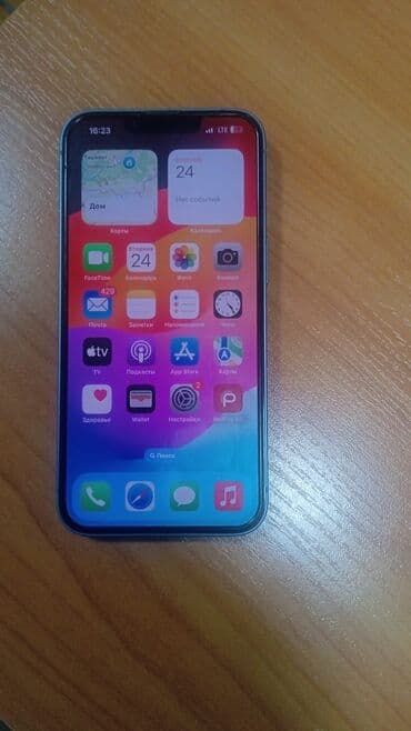 айфон 10 цена в бишкеке 128 гб новый: IPhone 14, Колдонулган, 128 ГБ, Көгүлтүр, Заряддоочу түзүлүш, Коргоочу айнек, Каптама, 86 % — 1