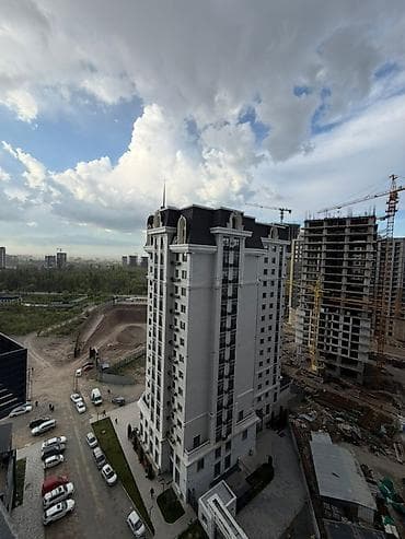Квартиры: 1 комната, 42 м², Асанбай мкр Элитка, 14 этаж, ПСО (под самоотделку) — 5