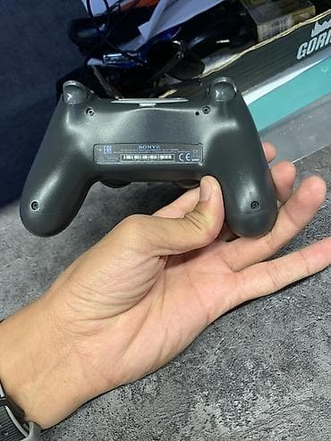 sony playstation 4 цена в бишкеке: Беспроводной геймпад Sony DualShock 4 (PS4), цвет — черный — 4