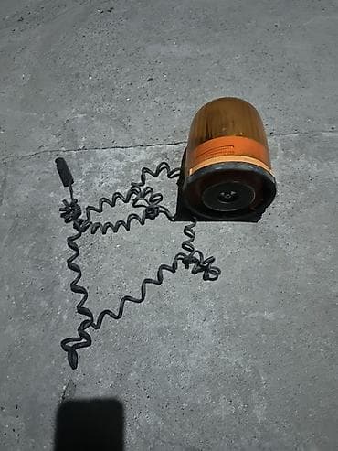 195 65 15 с: Проблесковый маячок оранжевого цвета для авто/спецтехники. - Питание — 2