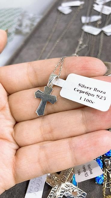 серебро крестик: Подвески-крестики Silver Roza, серебро 925 - Материал: серебро 925 — 1